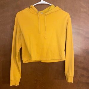 cropped hoodie